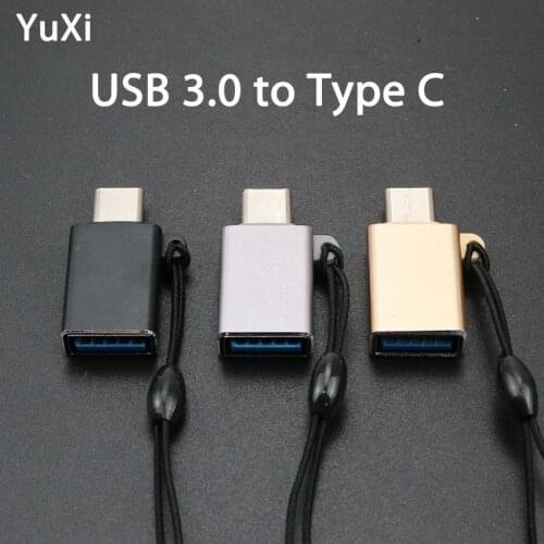 YuXi USB 3.0 to Type C OTG Adapter For Xiaomi Mi5 Huawei Honor 8 USB 3.0 Type-C OTG Converter For Samsung Galaxy S10 S9 S8