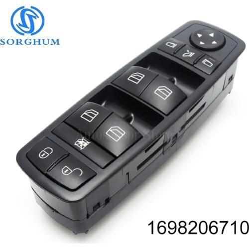 1698206710 front Power Window master control button Switch A1698206710 For 2006-2012 Mercedes-Benz B-Klasse W245 W169 A-Klasse