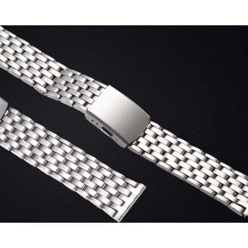 20mm Milan Watch band accessories classic stainless steel straps safety buckle watchband men wrist watch metal strap bracelet