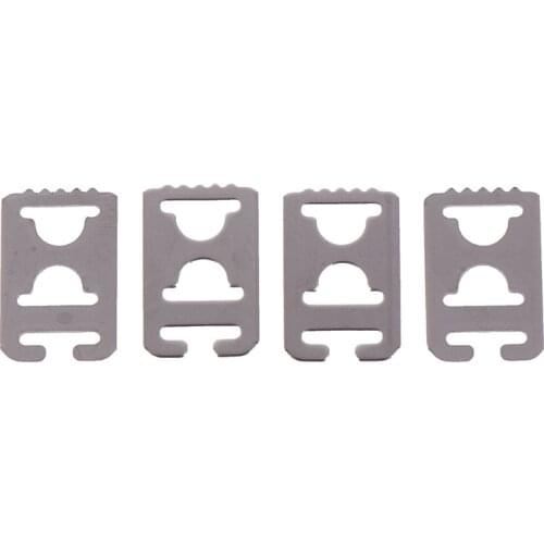 4Pcs Metal No Tie Flat Shoelaces Buckle Shoe Decorations Lazy Shoe Lace Fit All Shoelace