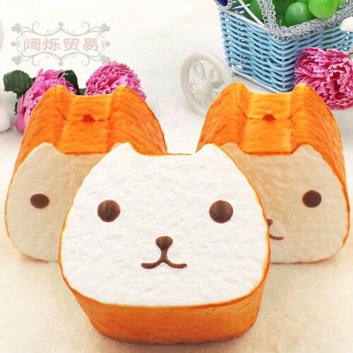 5pcs/pack Cartoon Animals Bread Slow Rising Squishy Squeeze Toy Cute Otter Style Scented Squishys Stress Relief Toy Sensory Toys