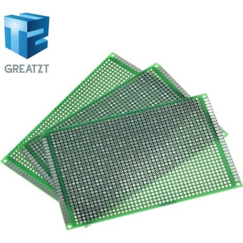 GREATZT 5pcs 8x12cm 80x120 mm Double Side Prototype PCB Universal Printed Circuit Board Protoboard For Arduino
