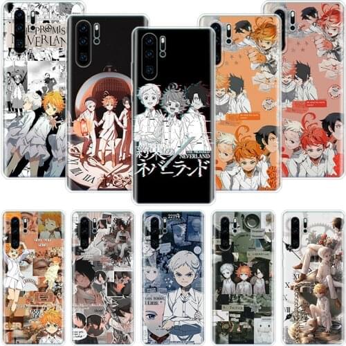 The Promised Neverland Anime Phone Case For Huawei Honor 10 9 20 9X 8A 8X 8S 7A 7X Lite Pro 10i 20i Y5 Y6 Y7 Y9 2019 Cover Coque