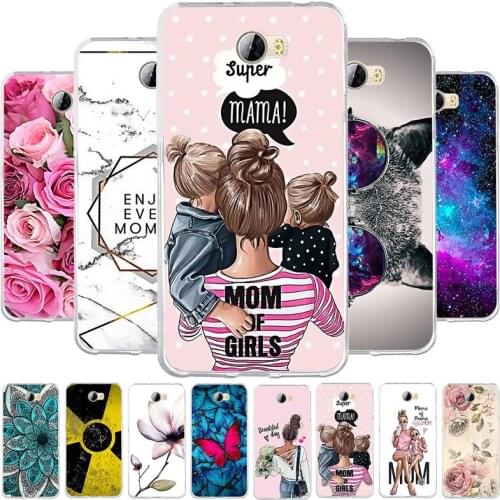 A Case For Huawei Y5 II Y5II Y5 Case For Huawei Honor 5A Silicon Cover Flower Cartoon TPU Case For Honor 5A LYO-L21 CUN-U29