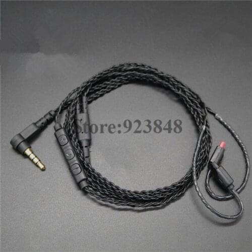 Diy earphone wire with Volume adjustment Headphone upgrade cable IM01/02/03/04/IM50/IM70