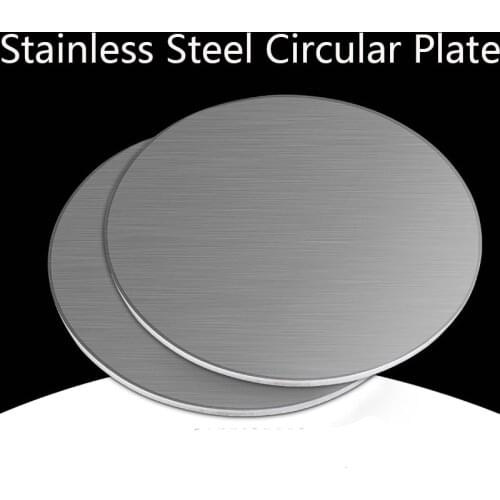 Stainless Steel Circular Plate 304 Disc Plate Circular Flat-plate Round Disk Sheet Thickness 1.5 2 2.5 3mm