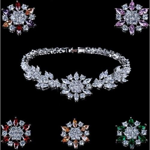 2015 Hot selling crystal jewelry charm bracelet for women GLS0248