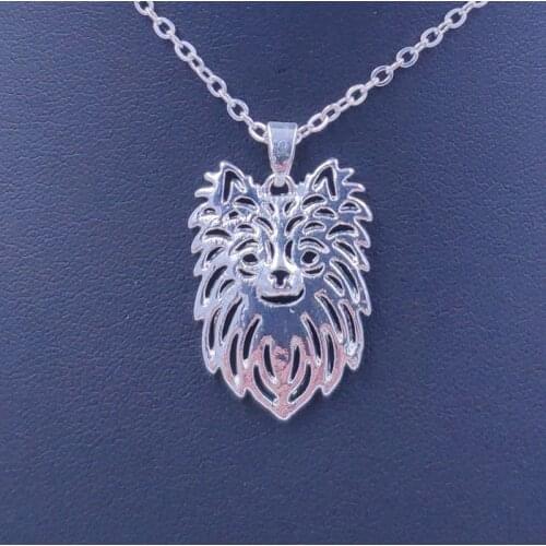 Cute Chihuahua Necklace Dog Animal Pendant Gold Silver Plated Jewelry For Women Male Female Girls Ladies Kids AKC N035