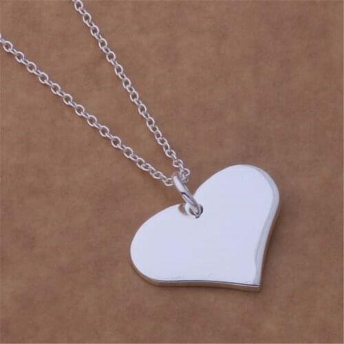 Hot charms heart Specials silver color for women lady girl exquisite fashion classic love pendant necklace jewelry P143