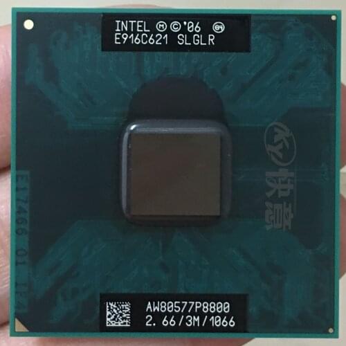 Intel Core 2 Duo P8800 CPU Laptop processor PGA 478 cpu 100% working properly