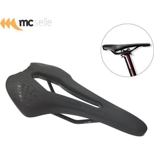 MCSelle MTB Road Bike Seat Cushion Hollowed Mountain Bike Saddle Lightweight Comfortable Cycling Seats for Men Women Racing Seat