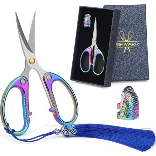 SHWAKK 1 Pcs Sewing Scissors Clothing Scissors Tailor Scissors Sharp Blade Sewing Scissors Fabric Dressmaking Embroideries