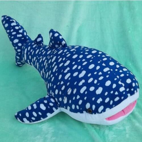 High quality goods blue spotted whale plush toy about 59cm soft throw pillow birthday gift b4875
