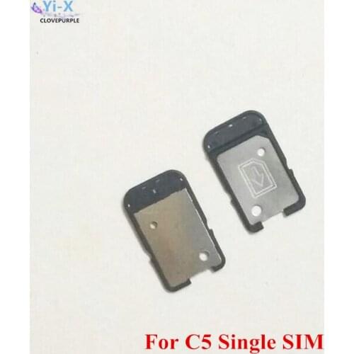 10PCS/Lor Single SIM Card Tray Slot Holder Adapter for Sony Xperia C5 Phone Replacement Repair Parts
