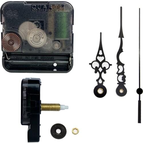 12888 Young Town 19mm Long Asix Screw In Type Plastic Movement With Hands Step Clock Accessory Quartz DIY Movement Kits
