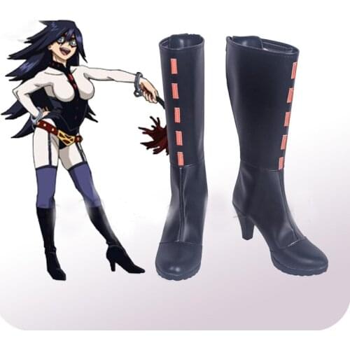 My Hero Academia Boku No Hero Akademia Midnight Black Cosplay Shoes Boots Halloween Party Cosplay Costume Accessories
