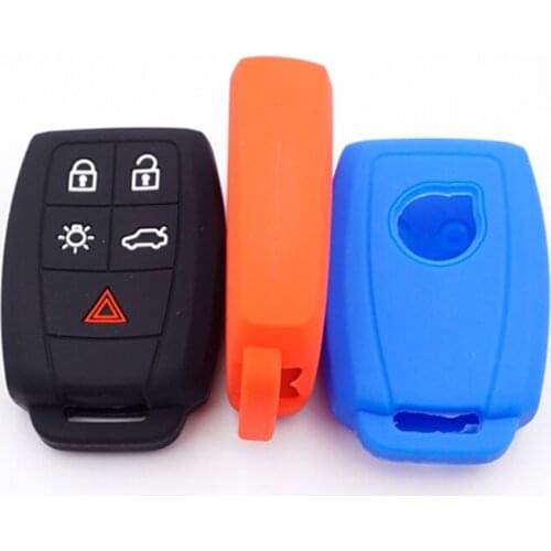 Key Case Car Styling For Volvo 5 Buttons XC90 C70 S60 D5 V40 V50 S40 C30 V40 Remote Key Cover Protective Shell Car Accessories