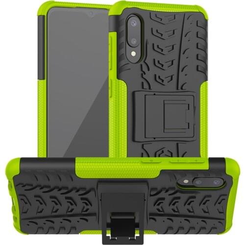 For Samsung A02 Case for Samsung Galaxy A02 A 02 Armor Rugged Dual Layer Shockproof Hard Silicone Case Cover Stand Holder