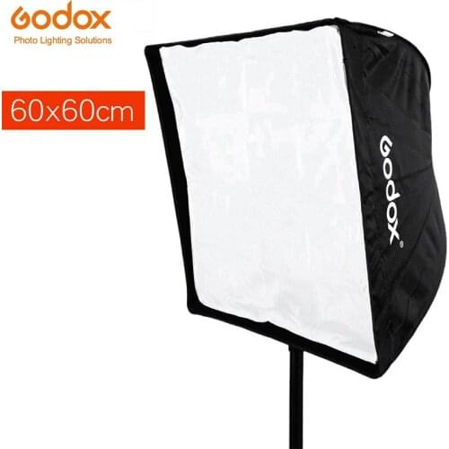 Godox Portable 60 x 60cm / 24 * 24in Photo Studio Umbrella Softbox Reflector for Flash Speedlight