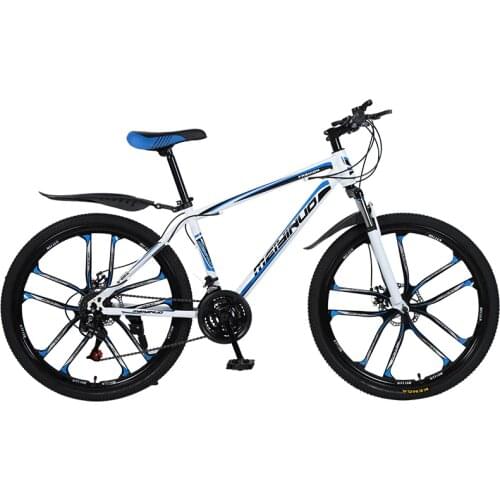 Mountain bike fat tire bikes shock absorbers bicyclevariable speed road bikes racing bicycle double disc brakesfree delivery