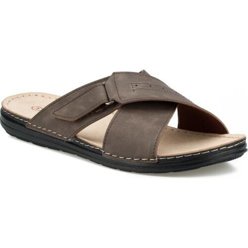 Brown Men 'S Slippers