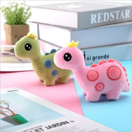 Crown Dinosaur Plush Doll Toys Pink green Dinosaur Plush Soft Stuffed Toy Hot Game Doll For Children Christmas Gifts