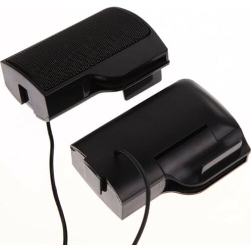 P01 Mini Portable Speaker With 3.5mm Jack 6W USB Clip-on Stereo Speaker For Laptop PC Notebook Volume Amplifier