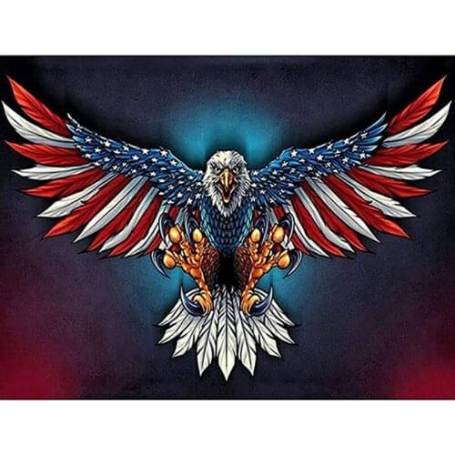 DIY 5D Diamond Painting kit, All Diamond Art Adult and Children Crafts Home Wall Decoration Gifts Eagle Art Home Decoration Gift