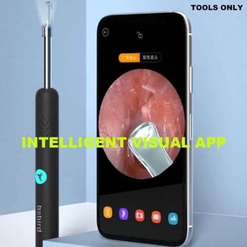 New Visual Ear Pick 1080P HD 360 Degrees Wireless Intelligent Otoscope Smart Mini Camera Otoscope Health Care Ears Cleaner Tool