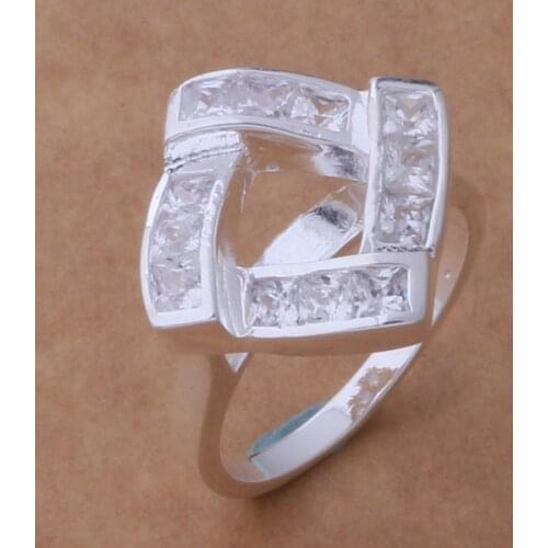 Wholesale High quality silver plated Fashion jewelry rings WR-408