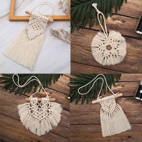 Nordic Hand-woven Boho Tassel Wall Hanging Ornaments Kids Room Decoration Wind Chimes Photo Props