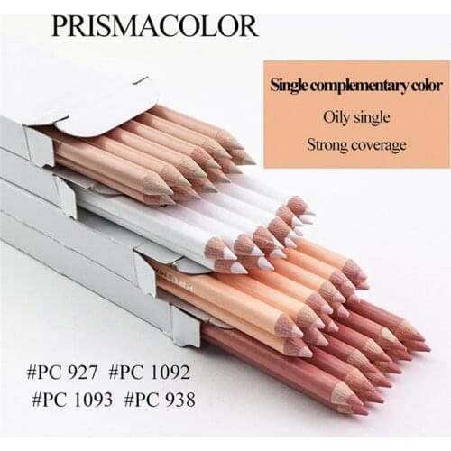 PRISMACOLOR Professional Oily Colored Pencils 12pcs PC927/938/1092/1093 Lapis de cor Sketch Colored Pencil Art Drawing Supplies