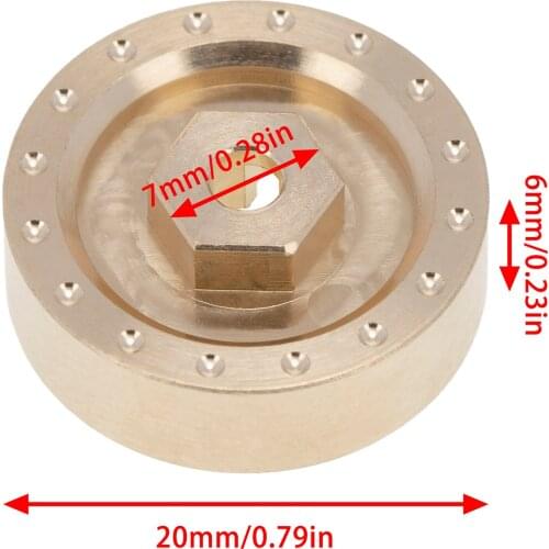 Internal Wheel Counterweight for Axial 1/24 Scale AXI00001 RC Crawler Heavy Duty Parts