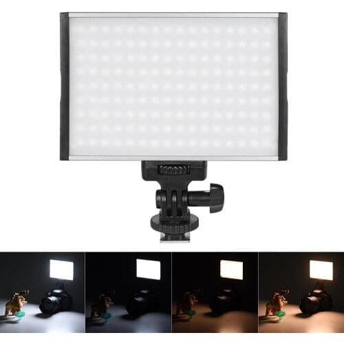 PT-15B PRO II 15W LED Video Light Bi-color Ultra-thin Wireless Remote Control for Canon Nikon Sony DSLR Camera Camcorder