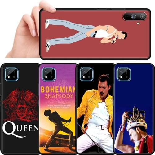 Queen Freddie Mercury Cell Phone Case For Realme 5 6 7 8 Pro 7i C 3 11 15 20 21 GT Neo X50 5G Mobile Phones Black Shell Coque