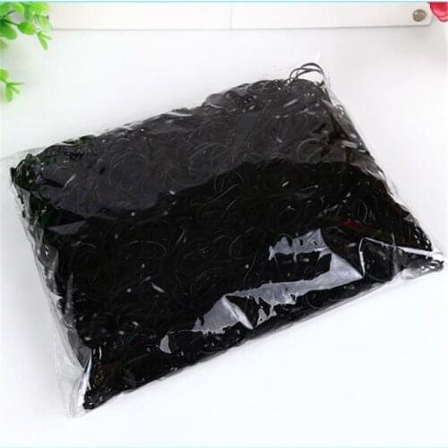 200/1000PCS Cute Girls Colourful Ring Disposable Elastic Hair Bands Ponytail Holder Rubber Band Scrunchies Kids Hair Accessories