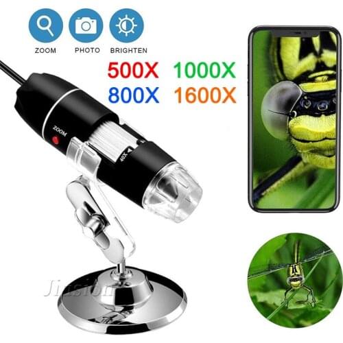 Handheld Mini Zoom Microscope Camera Professional 8LED Electronic Digital USB Magnifier Endoscope For Android Small Micro Cam