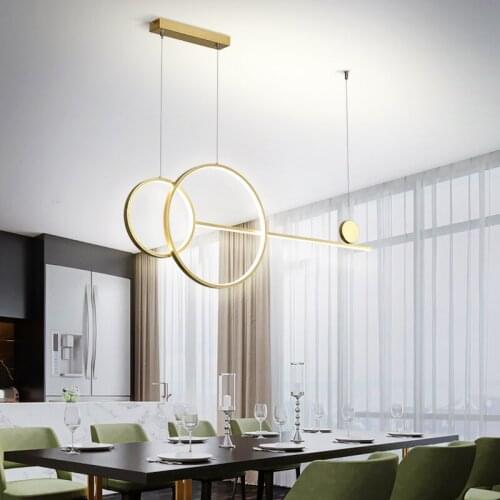 Modern Simple Atmosphere LED Pendant Lights Dimmable Luminaire For Dining Living Room Bedroom Home New Lamp Indoor Lighting