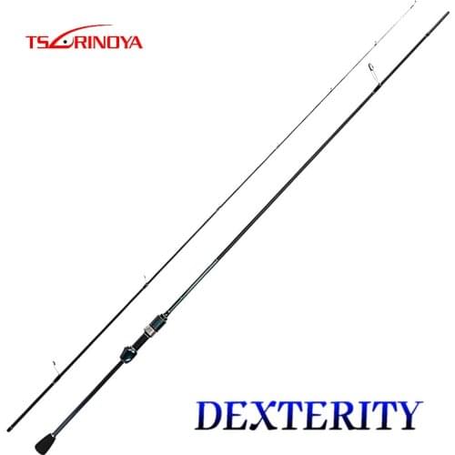 TSURINOYA DEXTERITY 2.19m Casting Lure Rod Ultra Light Fast Action Carbon Fiber Fishing Rod UL Power Lure Wt. 1-5g Fishing Rod