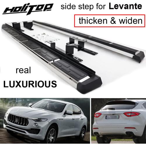 New arrival running board foot Pedal side step nerf bar for Maserati Levante 2016 2017,powerful load capacity 300kg,king model