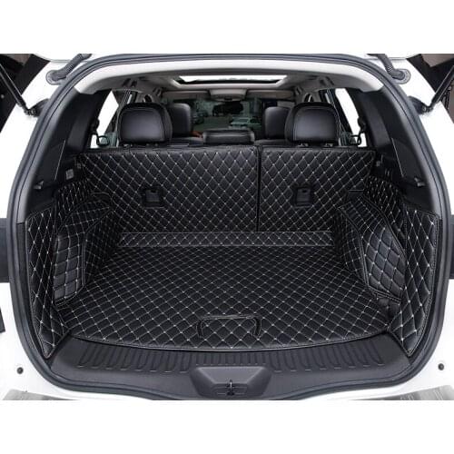 High quality Special leather car trunk mats for New Renault Koleos waterproof boot carpets cargo liner mats for Koleo