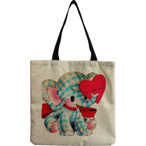 YUECIMIE Fabric Shopping Bags