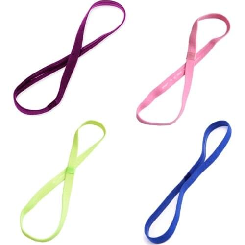 Women Stretch Sports Yoga Hairband Headband for Men Sport Running Fitness Headbands Elastic Anti-slip Sweatband