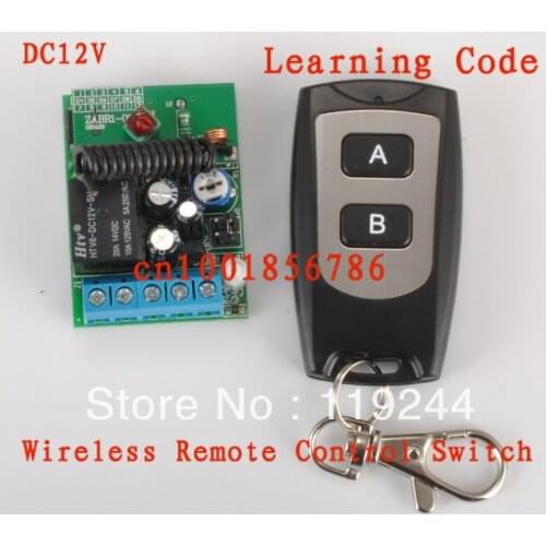 DC12V Door Access/Entery Guard Gateway Wireless Remote Control Switch Momentary Time Delay Relay Switch 3-12S Adjustable
