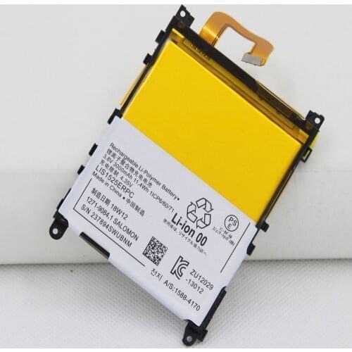 30pcs/lot LIS1525ERPC 3.8V 3000mAh Replacement Battery ForXperia Z1 L39H C6902 C6903