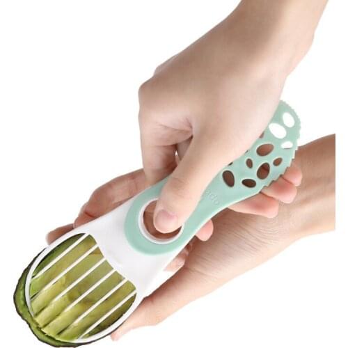 5 In1 Avocado Slicer Shea Corer Butter Fruit Peeler Cutter Pulp Separator Plastic Knife Vegetable Tools Kitchen Gadgets GUANYAO