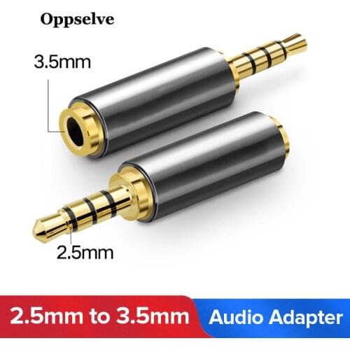 Oppselve Jack 3.5 mm to 2.5 mm Audio Adapter 2.5mm Male to 3.5mm Female Plug Connector for Aux Speaker Cable Headphones Micphone