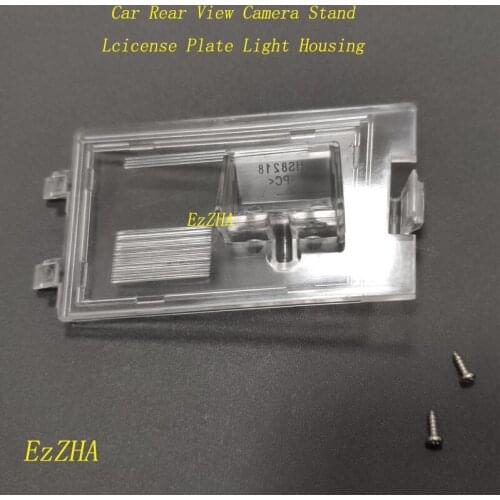 EzZHA Car Rear View Camera Bracket License Plate Light Housing Mount For Jeep Compass Liberty Grand Cherokee Patriot 2012-2015