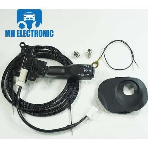 MH ELECTRONIC Cruise Control Switch 84632-34017 With Cover 45186-06300-C0 4518606300C0 for Toyota Camry (Hybrid) & Wires Screws