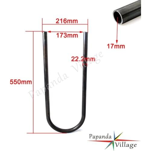 Motorcycle 7/8" 22mm Cafe Racer Tracker End Rear Seat Hoop Seat Flat Frame Loop for BMW R90 R80 R100 YAMAHA SR125 250 400 500